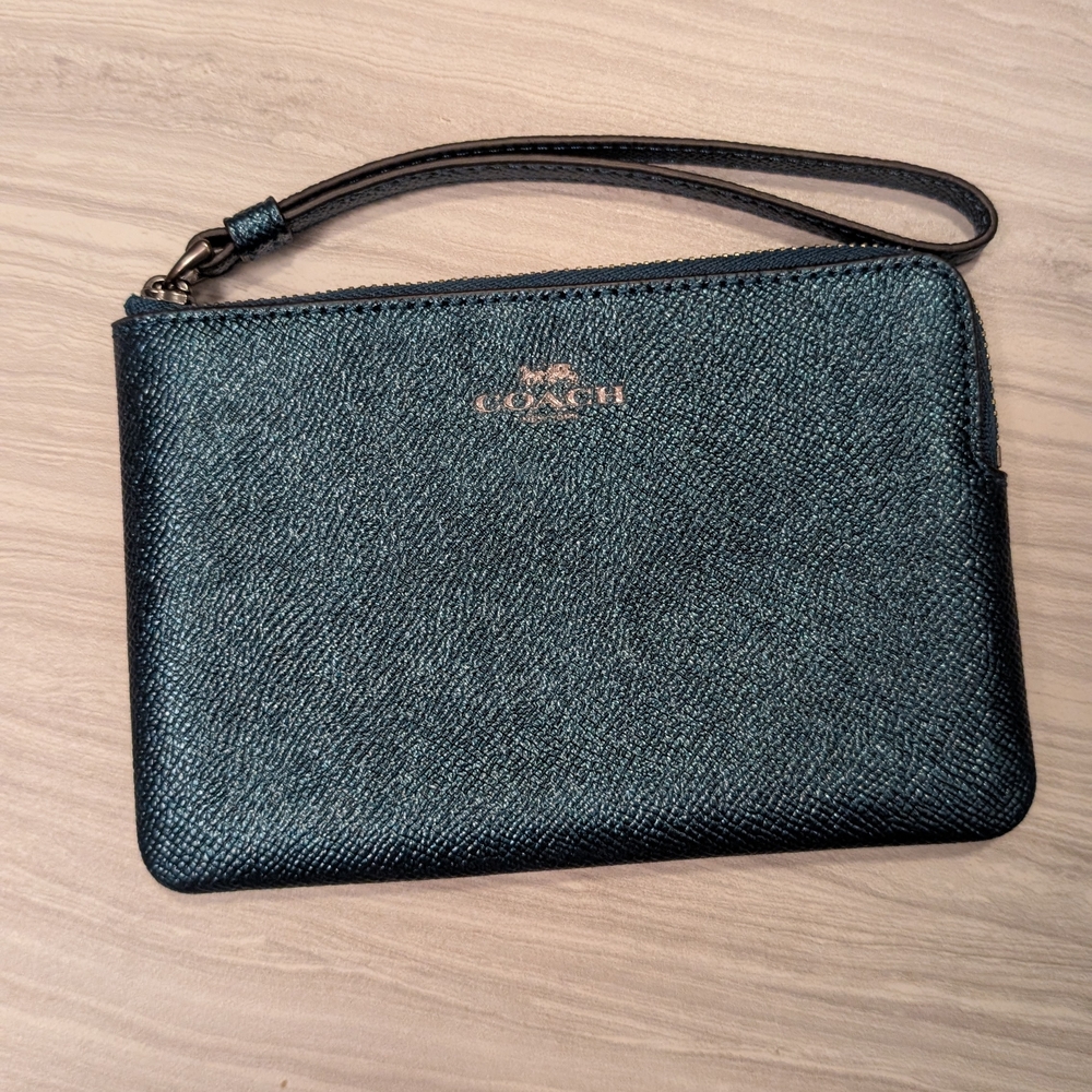 Coach Black Wristlet